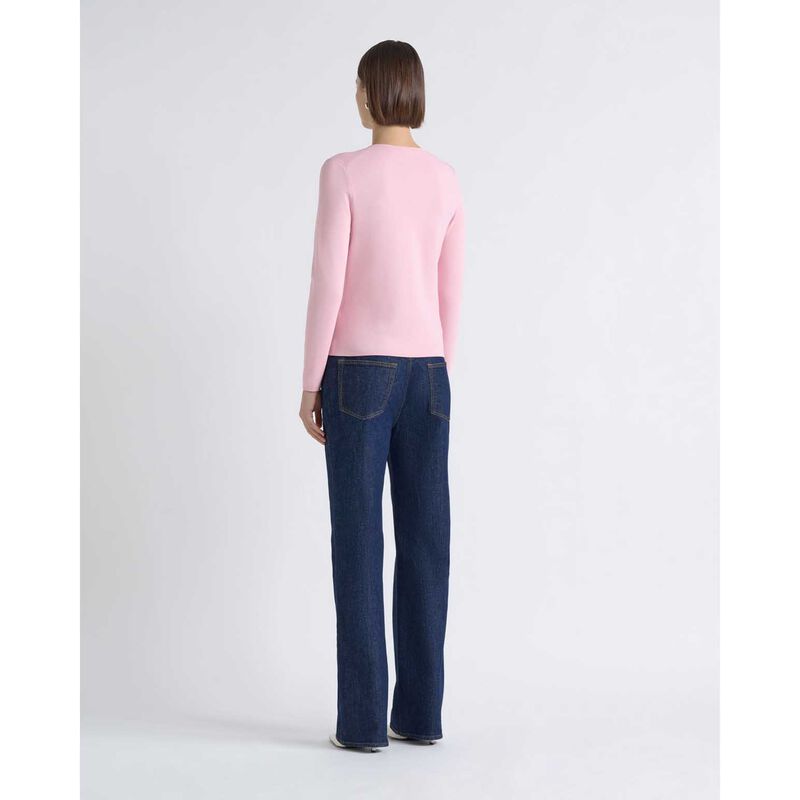 Cue Milano Long Sleeve V Neck Knit image number 5